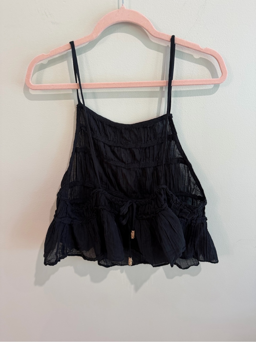 Free-Est Ruffle Black See-Through Set - Picture 2 of 5